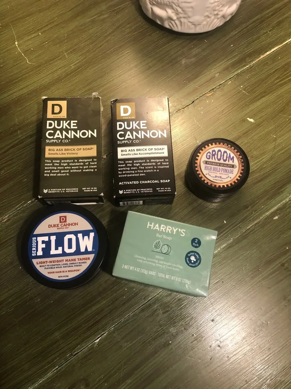 Lot of Men's NEW Soap and Grooming Products Duke Cannon, Harry's, Groom